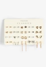 20 Pack Mixed Metals Earring Set, C5967, small