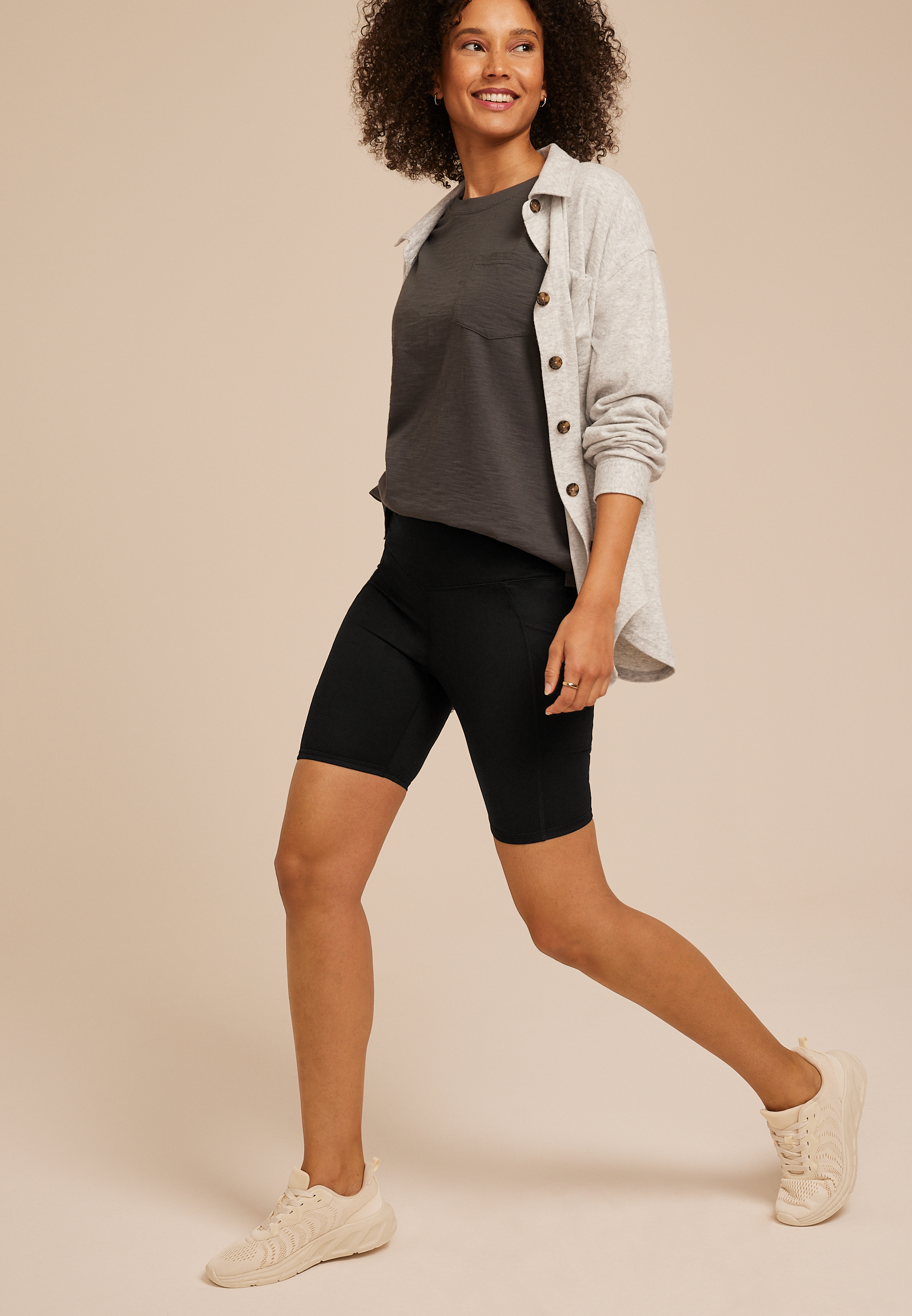 High Rise Luxe 8in Biker Short, C106, large