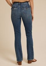 m jeans by maurices&trade; Dark High Rise Flap Back Pocket Bootcut Jean, C258, small