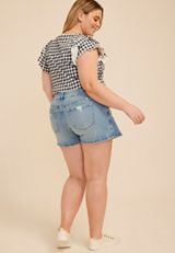 Plus Size KanCan&trade;  Mid Rise Skort, C3337, small