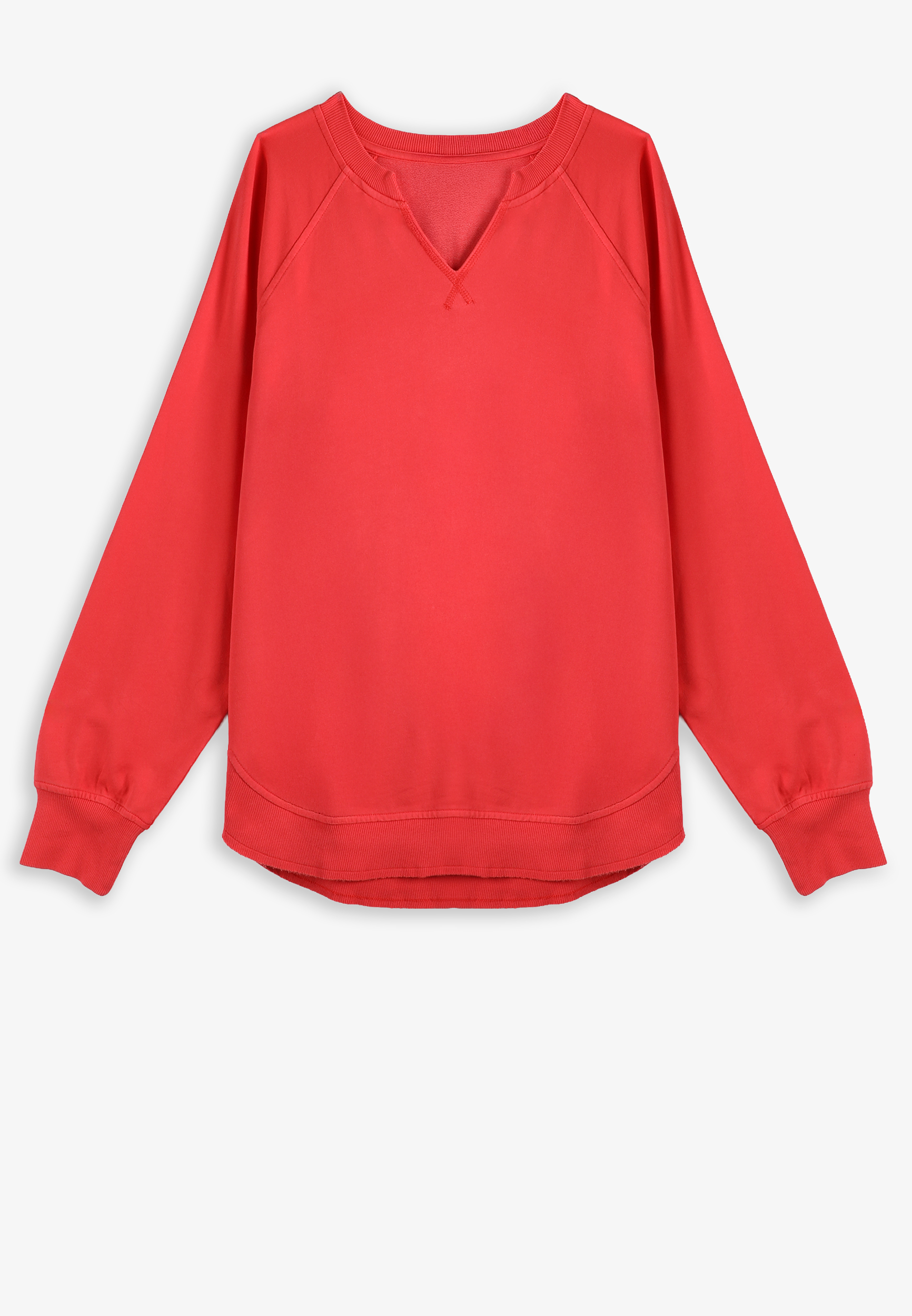 Sunhaven Notch Neck Sweatshirt