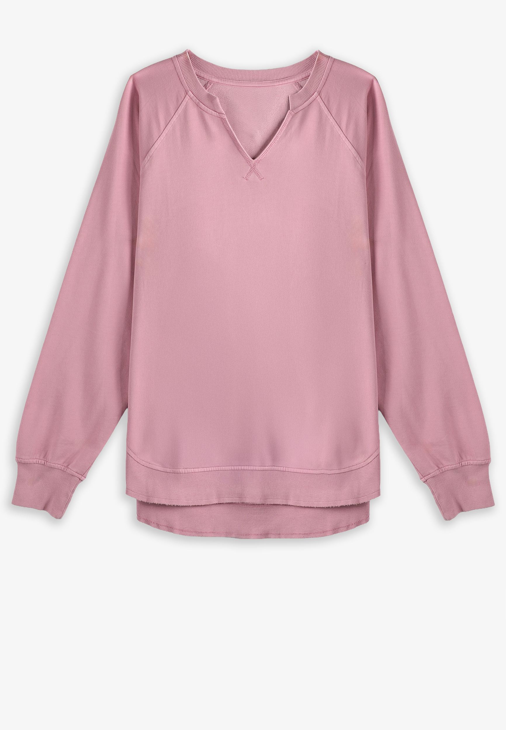 Sunhaven Notch Neck Sweatshirt