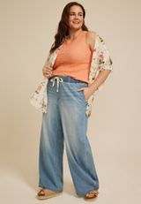 Plus Size Textured Boat Neck Tank Top, C7913, small