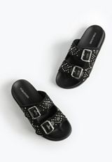 SuperCush Studded Two Band Footbed Sandal, C106, small