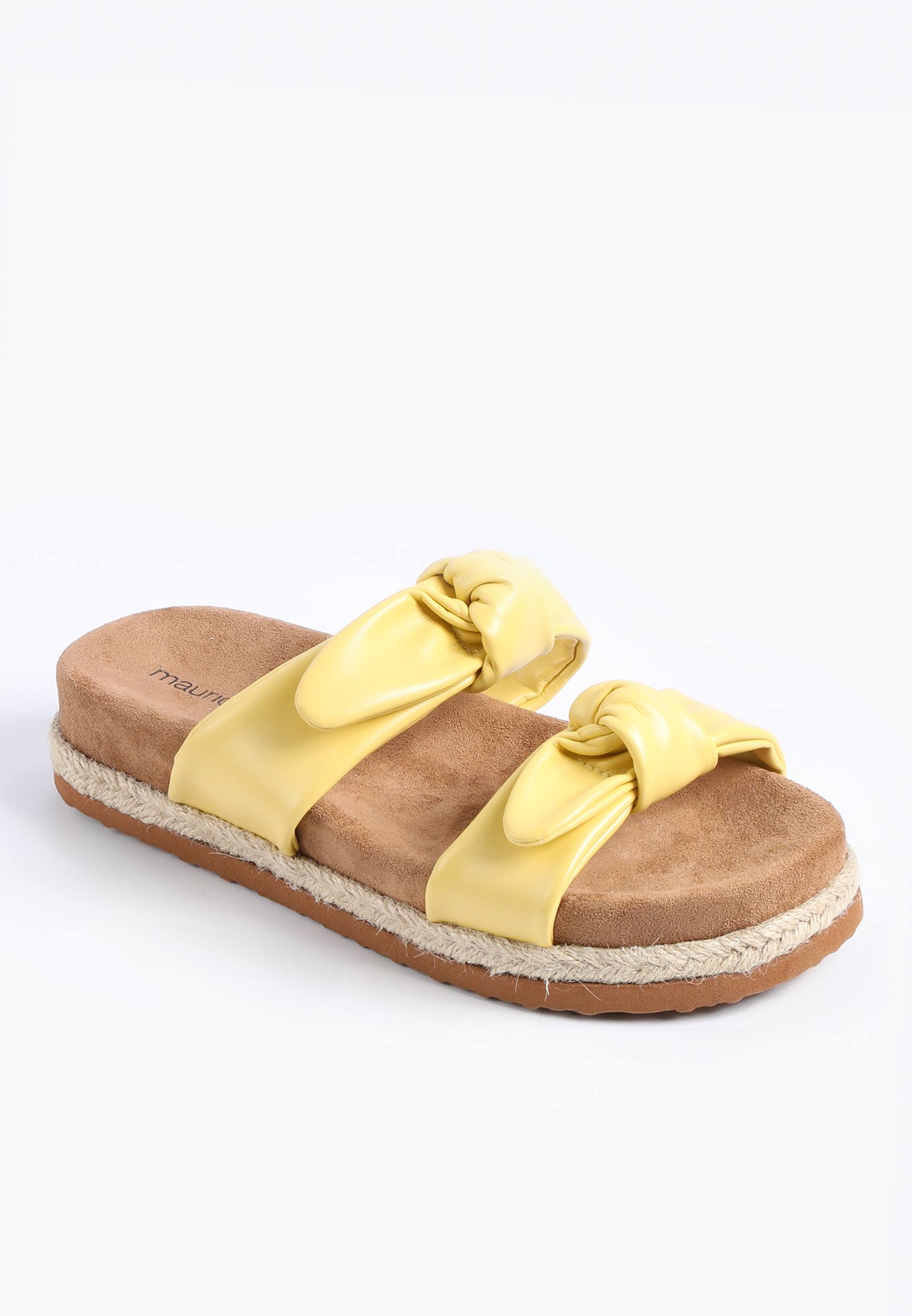 SuperCush Knotted Strap Slide Footbed Sandal