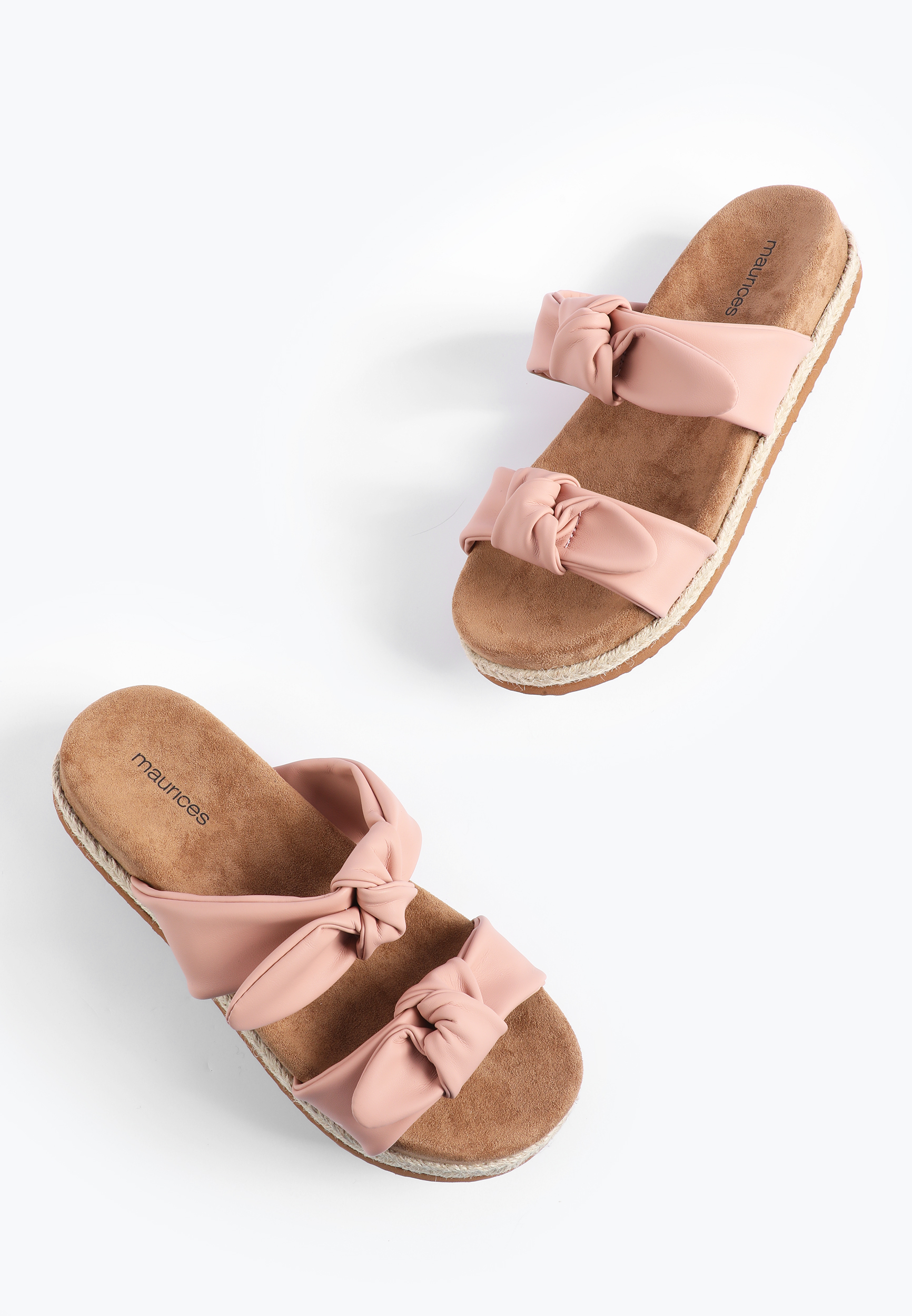 SuperCush Knotted Strap Slide Footbed Sandal, C9369, large