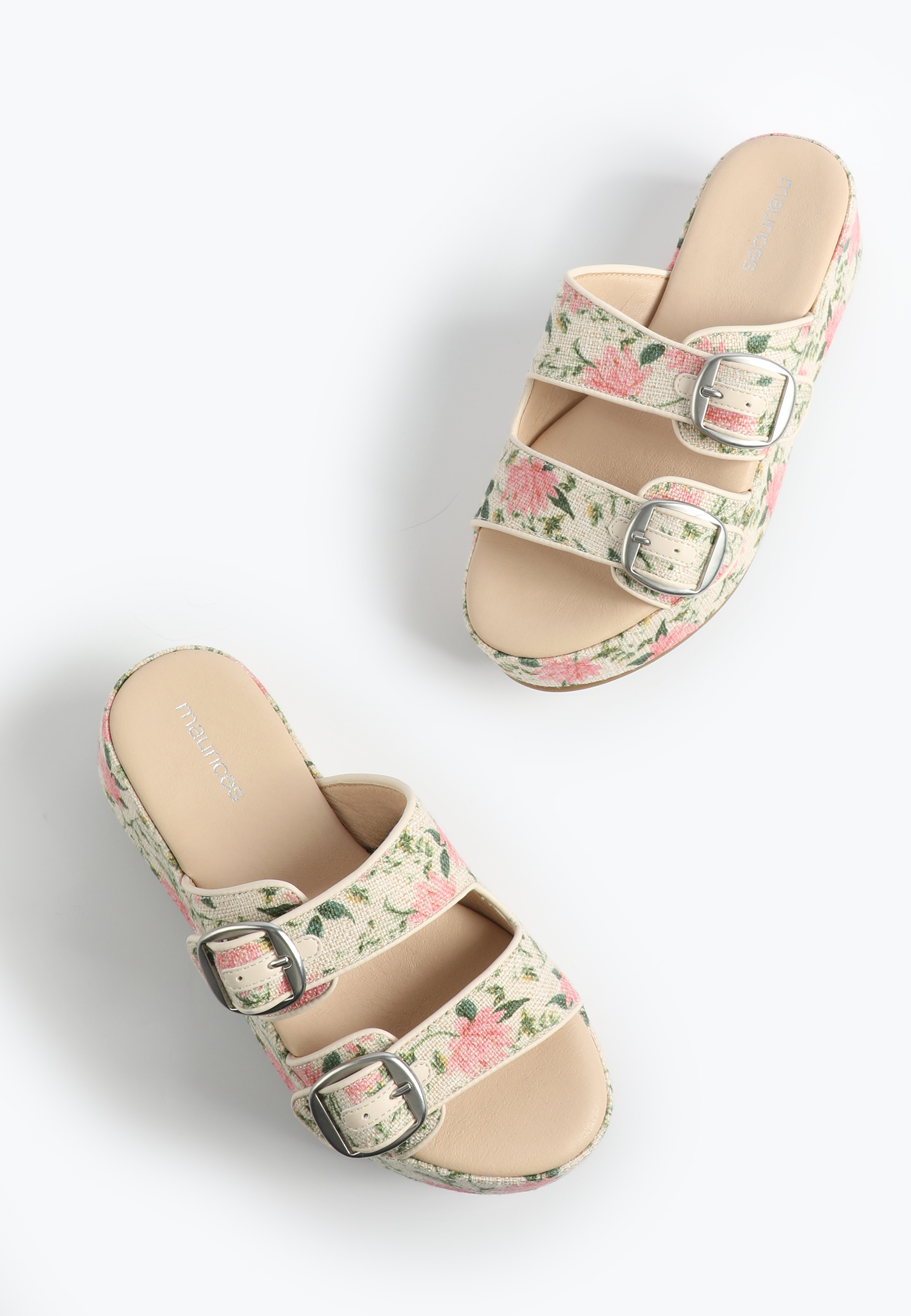 SuperCush Floral Flatform Slide Sandal, C6174, large