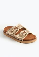 SuperCush Raffia Two Band Footbed Sandal, C115, small