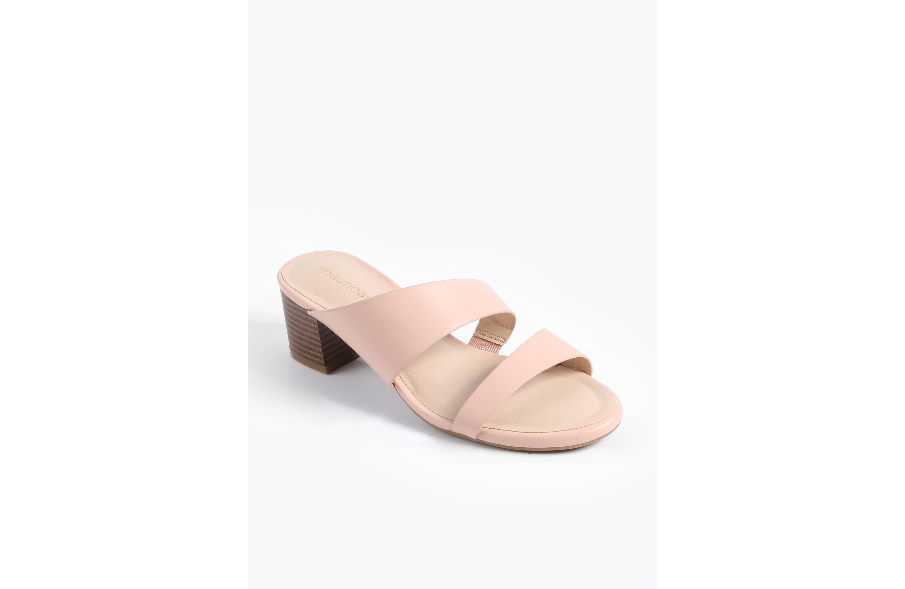 SuperCush Slip On Block Heel Sandals