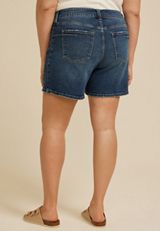 Plus Size KanCan&trade; High Rise Relaxed 7in Mom Short, C258, small