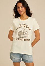 Diddly Squat Hedgehog Classic Fit Graphic Tee, C2789, small