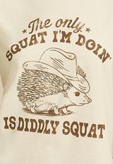Diddly Squat Hedgehog Classic Fit Graphic Tee, C2789, small