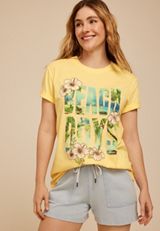 Beach Boys Oversized Fit Graphic Tee, C5448, small