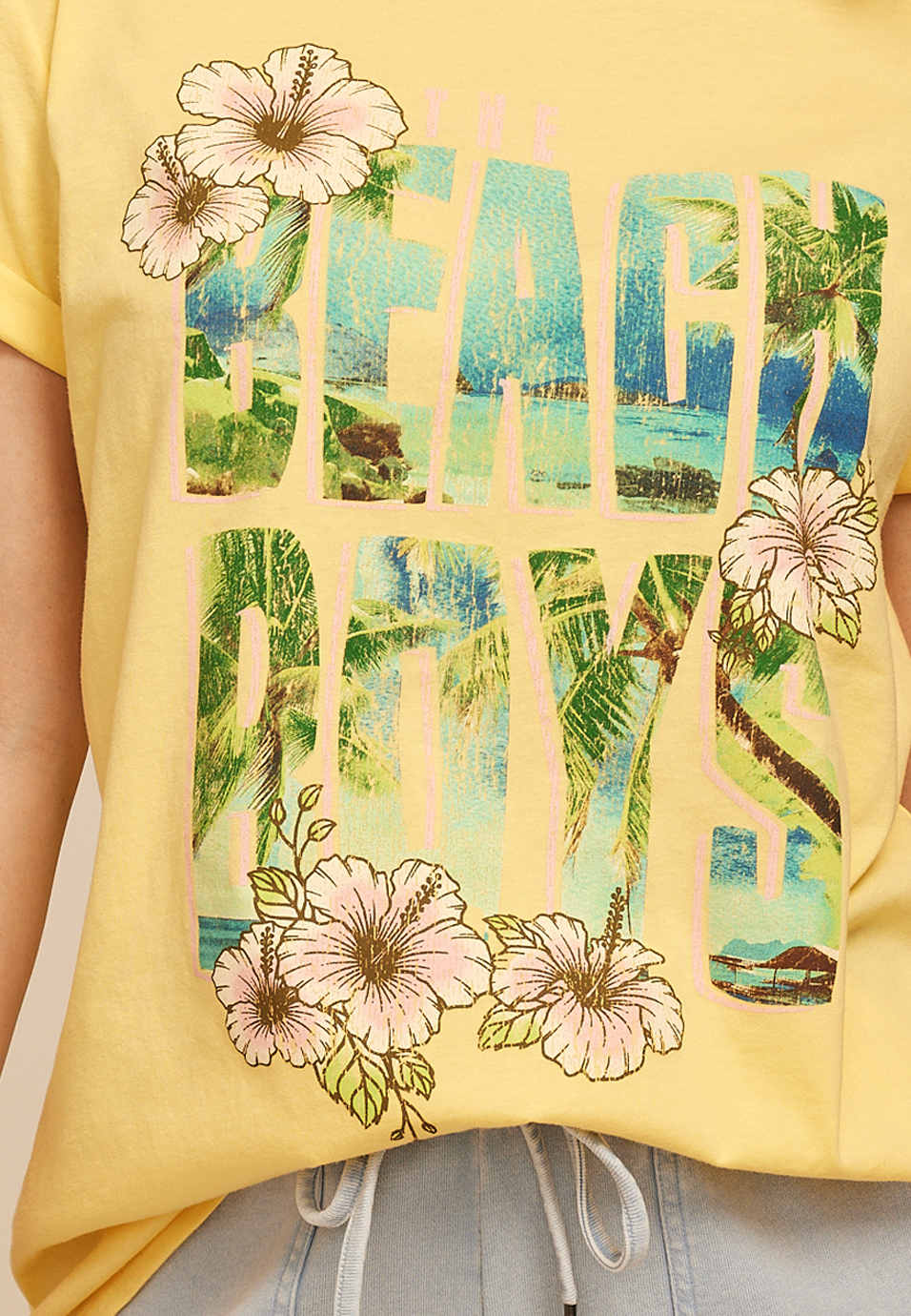 Beach Boys Oversized Fit Graphic Tee, C5448, large
