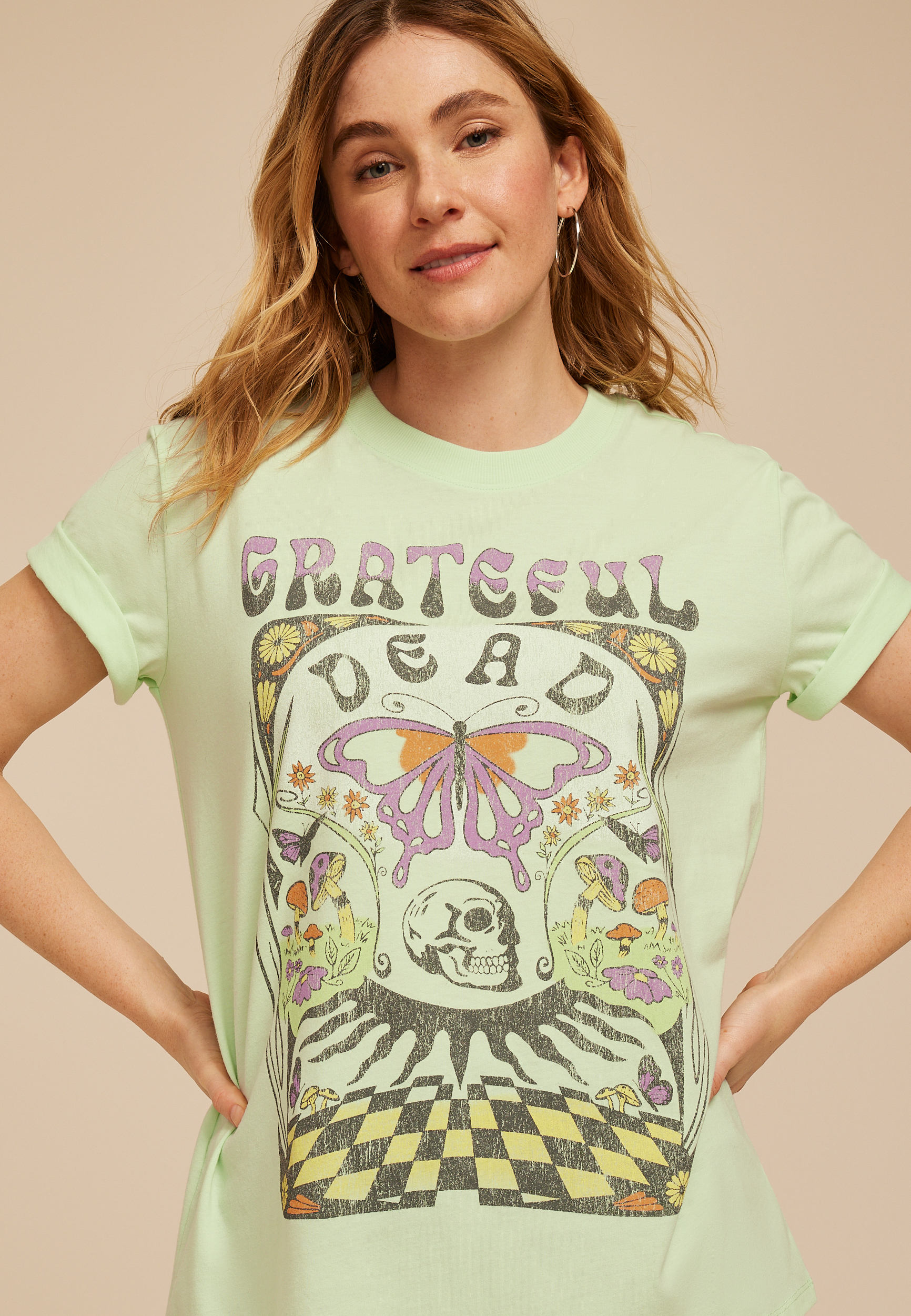 Grateful Dead Oversized Fit Graphic Tee