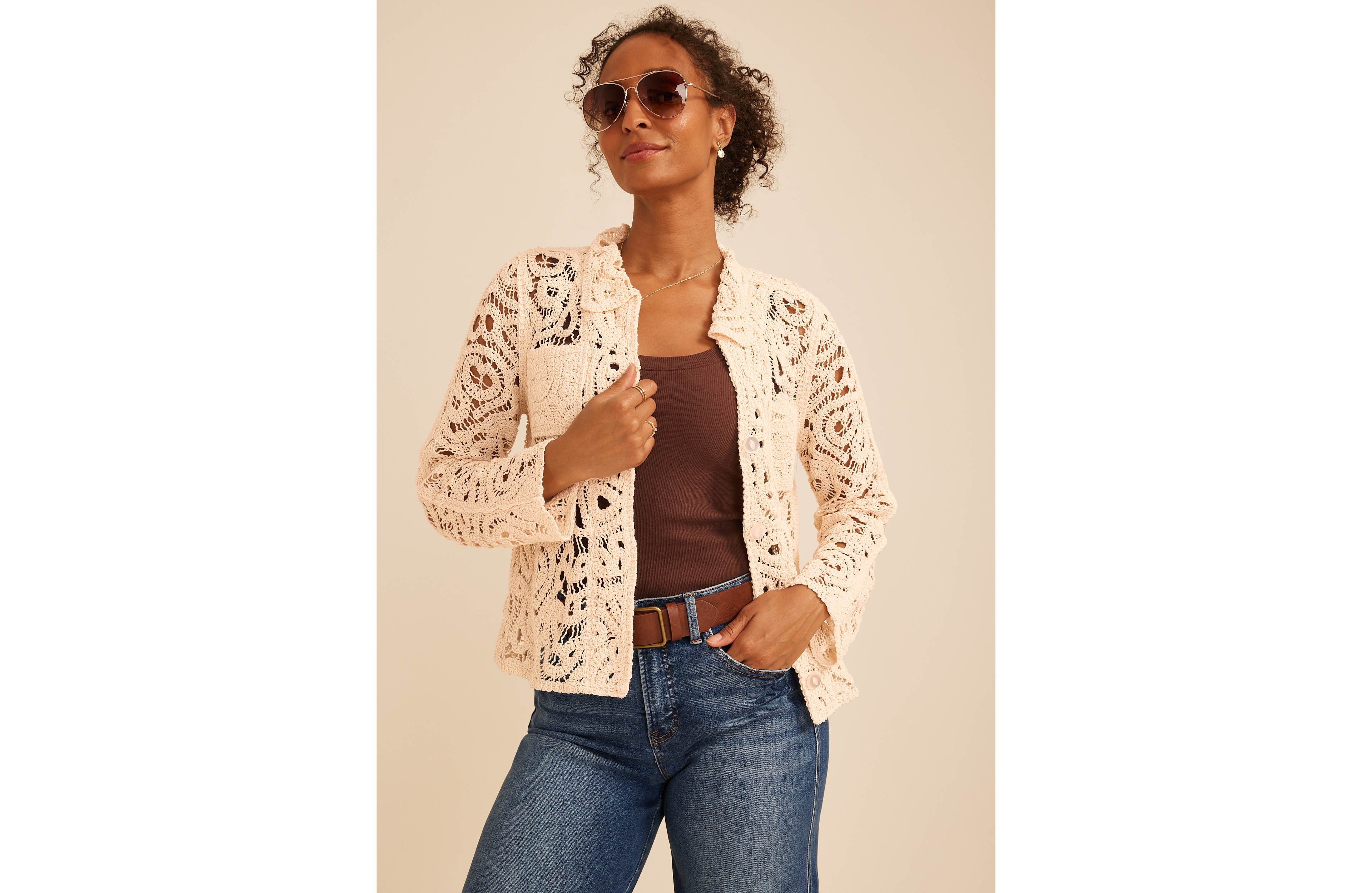 Crochet Lace Shacket