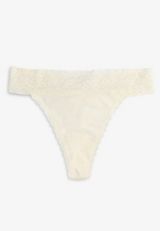 Simply Comfy Cotton Thong Panty, C8232, small