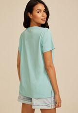 Nashville Embroidered Classic Fit Graphic Tee, AQUIFER, small