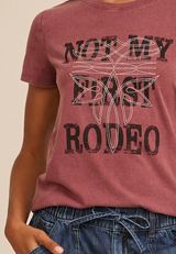 Not My First Rodeo Classic Fit Graphic Tee, C7108, small