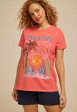 Paradise Classic Fit Graphic Tee, C9636, small