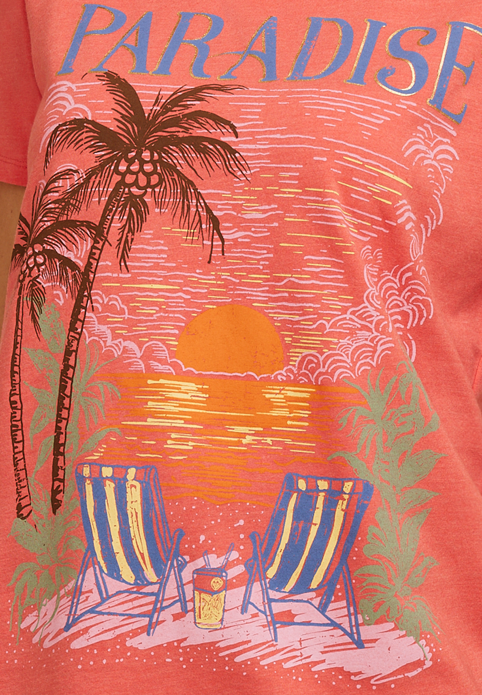 Paradise Classic Fit Graphic Tee, C9636, large