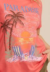Plus Size Paradise Classic Fit Graphic Tee, DUBARRY, small