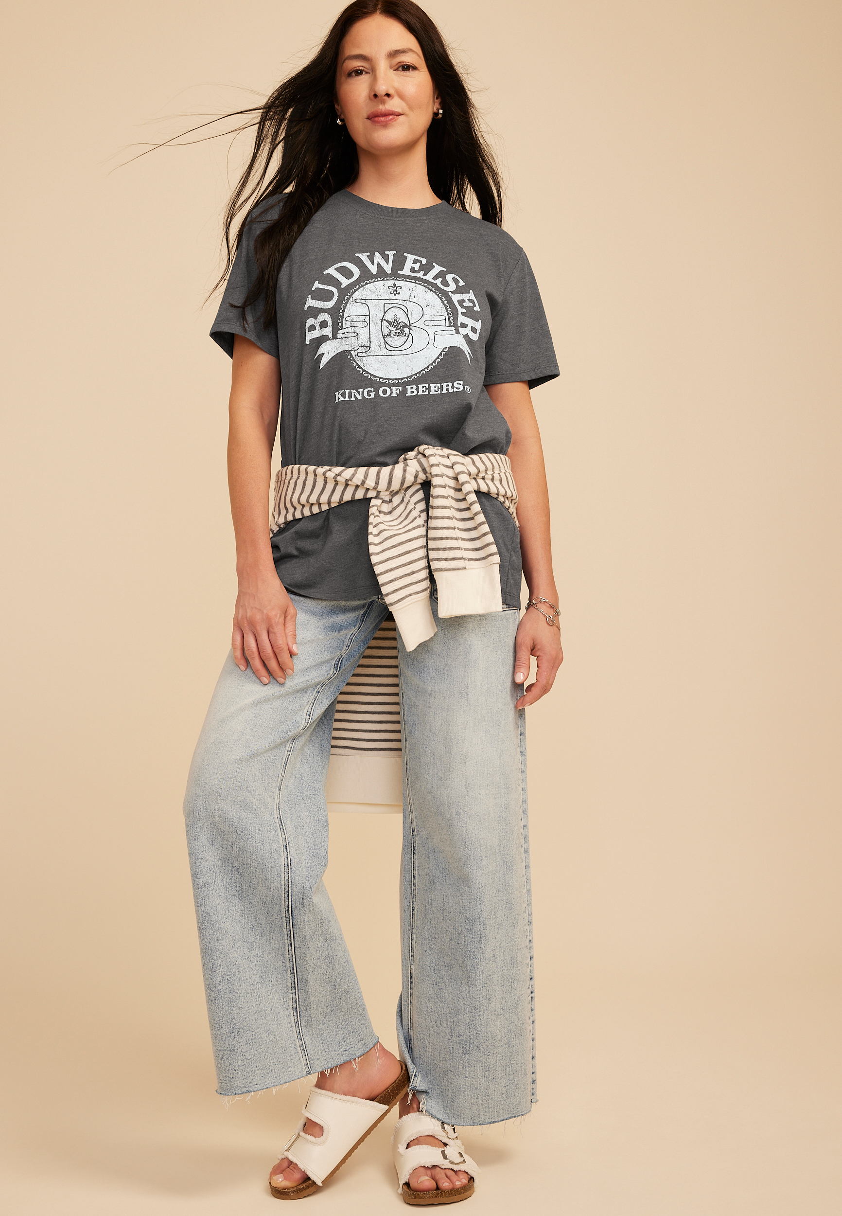 Budweiser Oversized Fit Graphic Tee