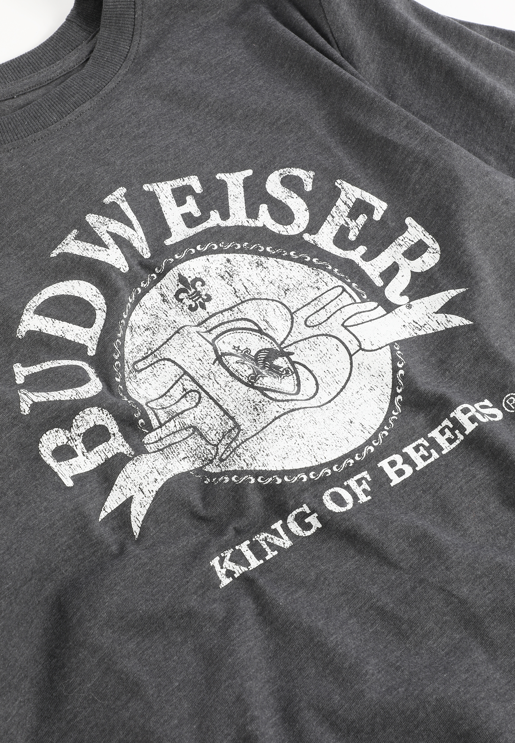 Budweiser Oversized Fit Graphic Tee, C106, large