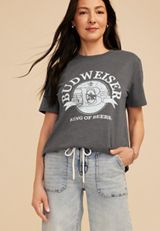Budweiser Oversized Fit Graphic Tee, C106, small