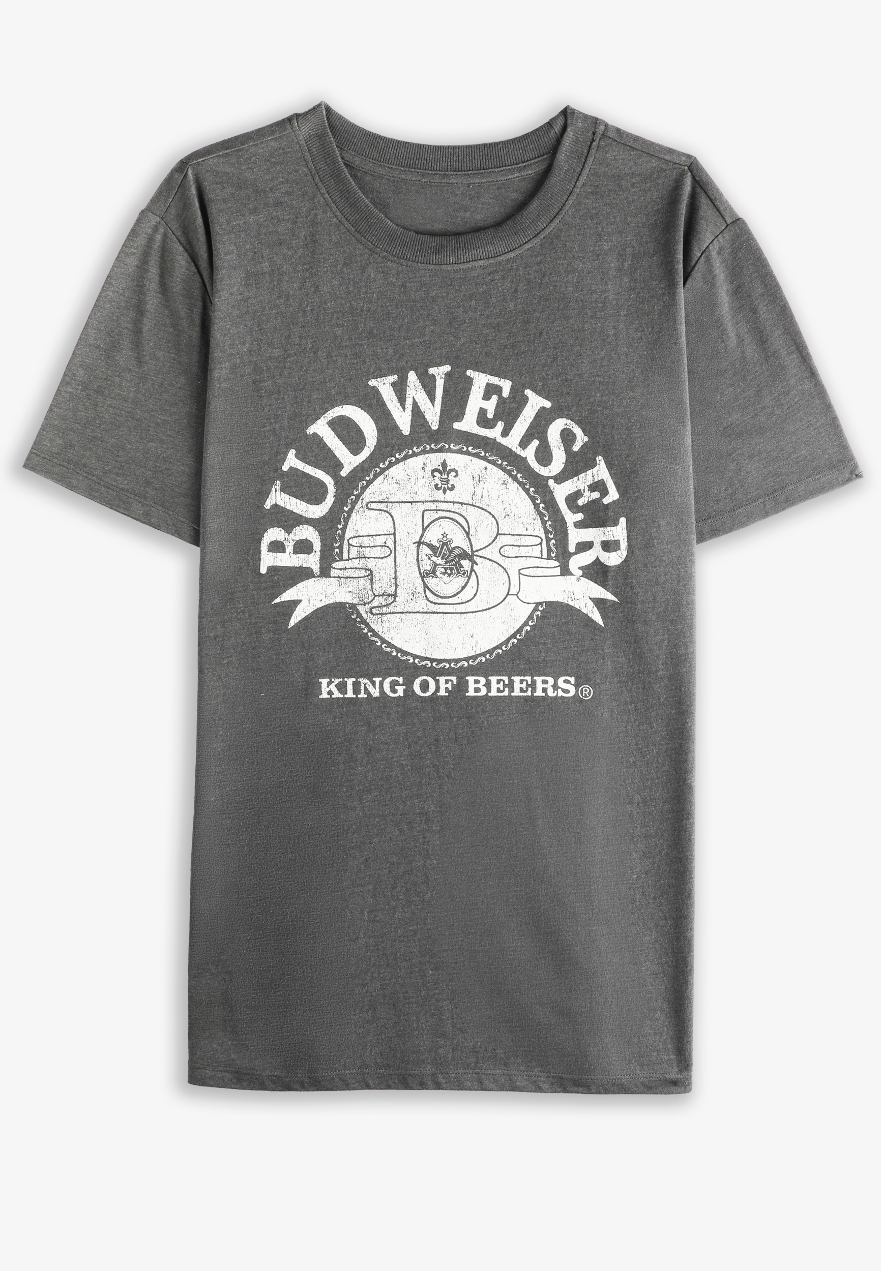 Plus Size Budweiser Oversized Fit Graphic Tee, C106, large