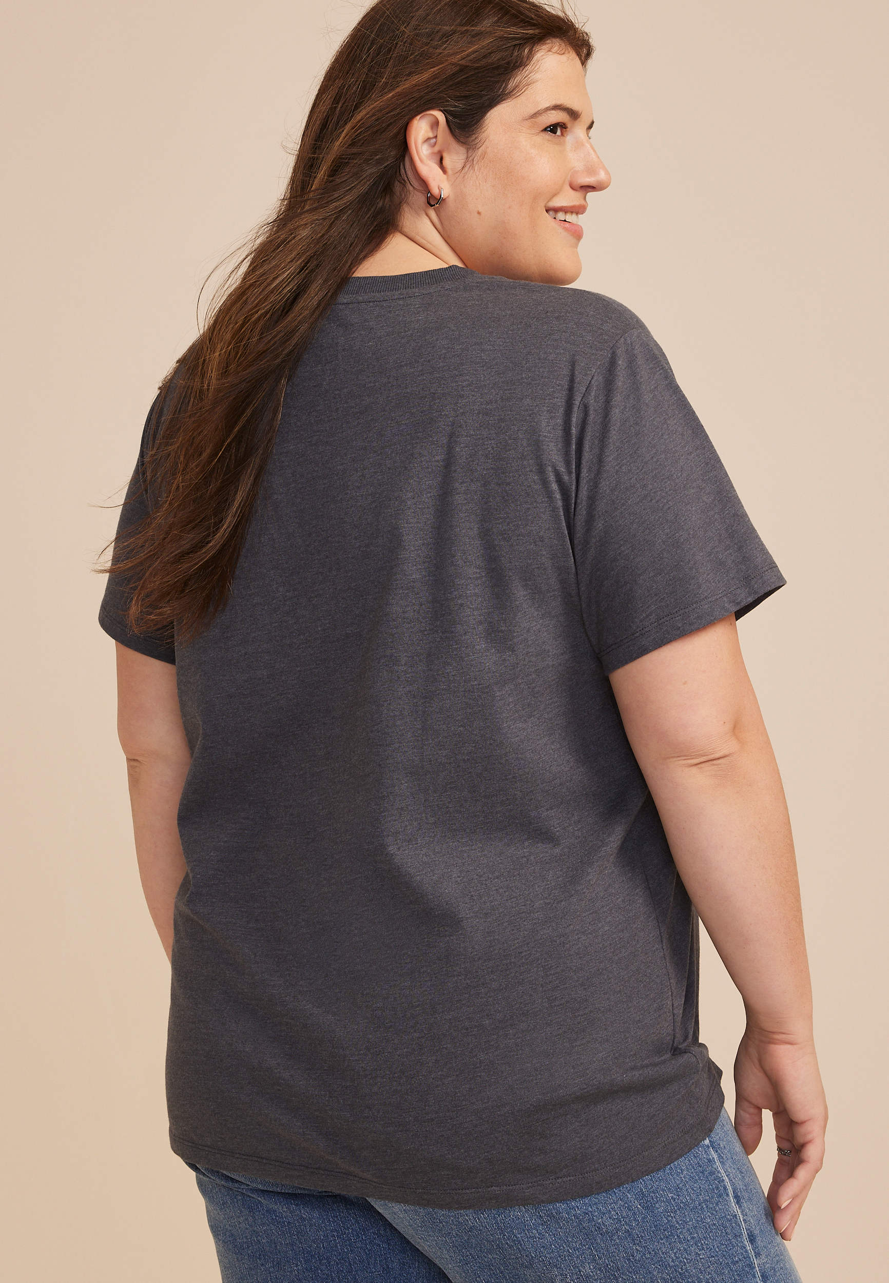Plus Size Budweiser Oversized Fit Graphic Tee, C106, large