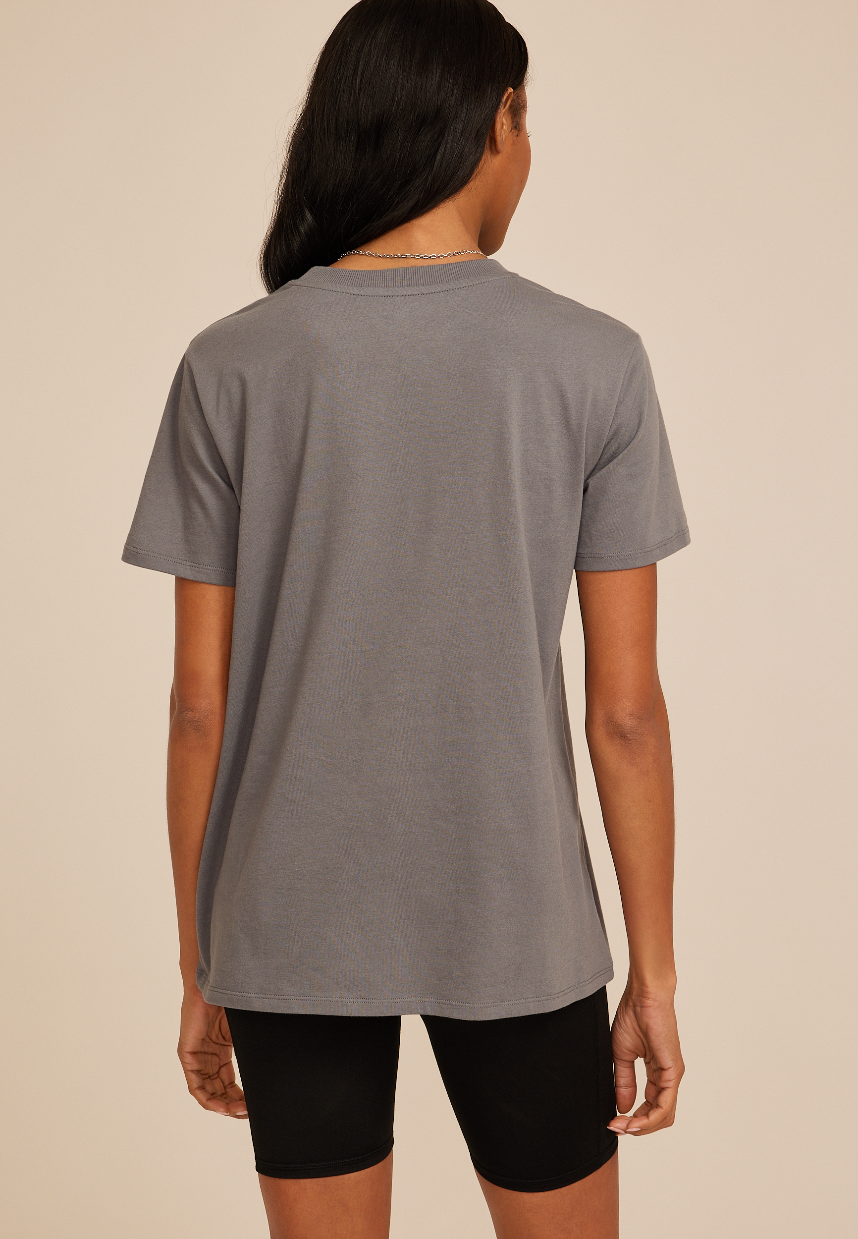 Aerosmith Oversized Fit Graphic Tee, PEWTER, large