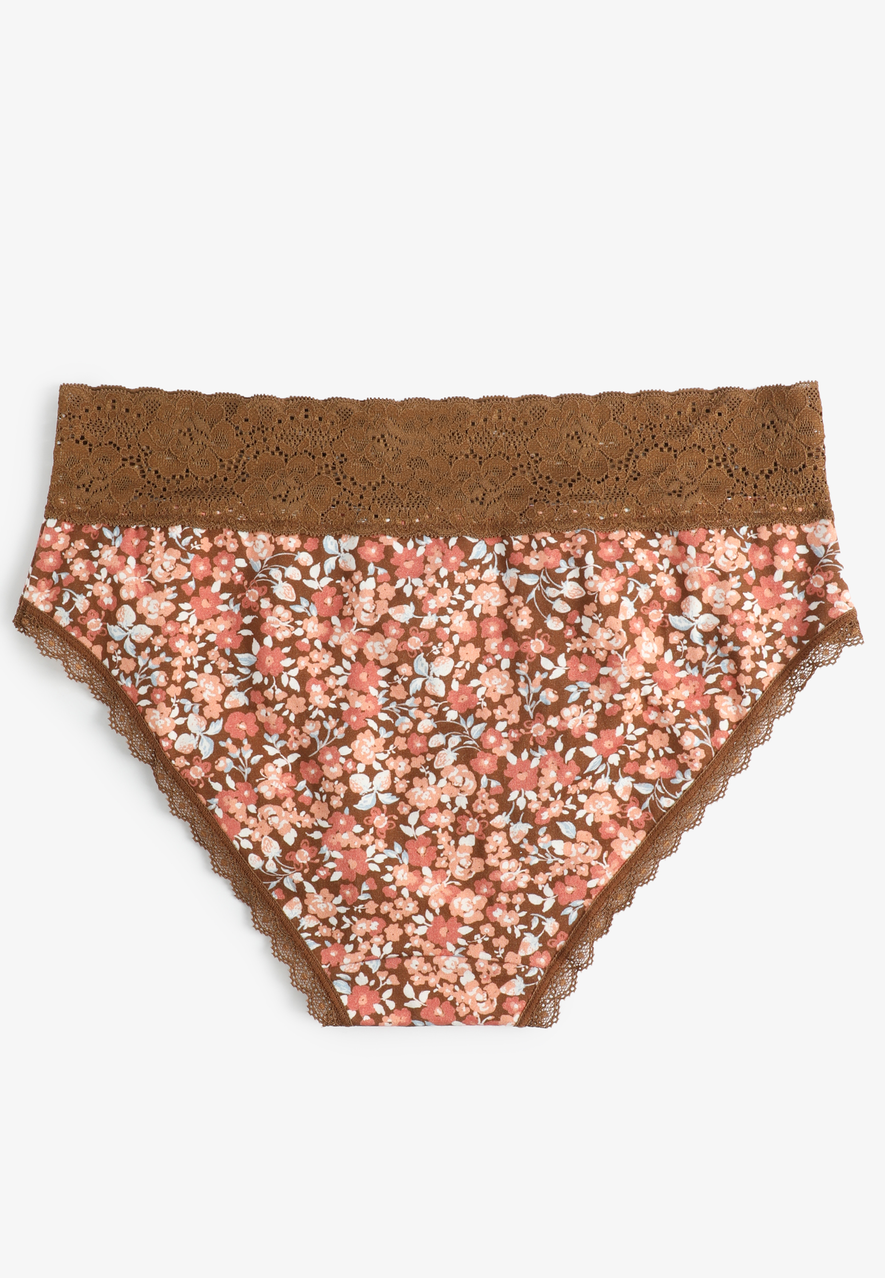 Simply Comfy Cotton Ditsy Floral Hipster Panty, C4072, large