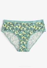 True Stretch Jersey Lemon Print Hipster Panty, C914, small