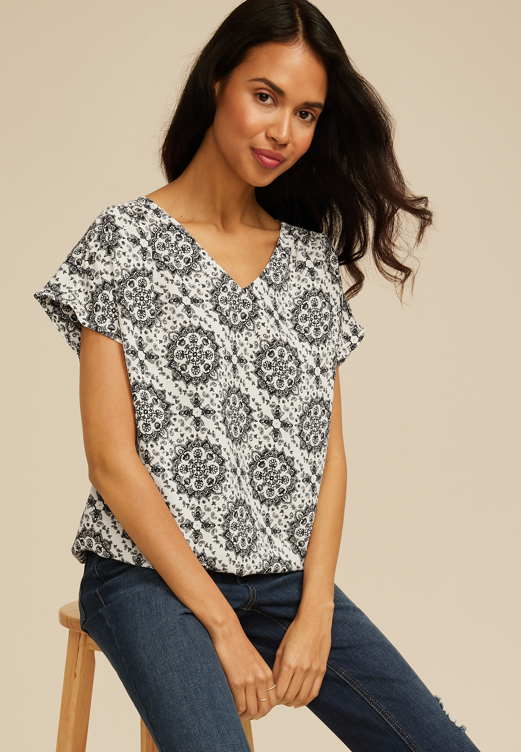 Dolman Sleeve Blouse - thumbnail 6