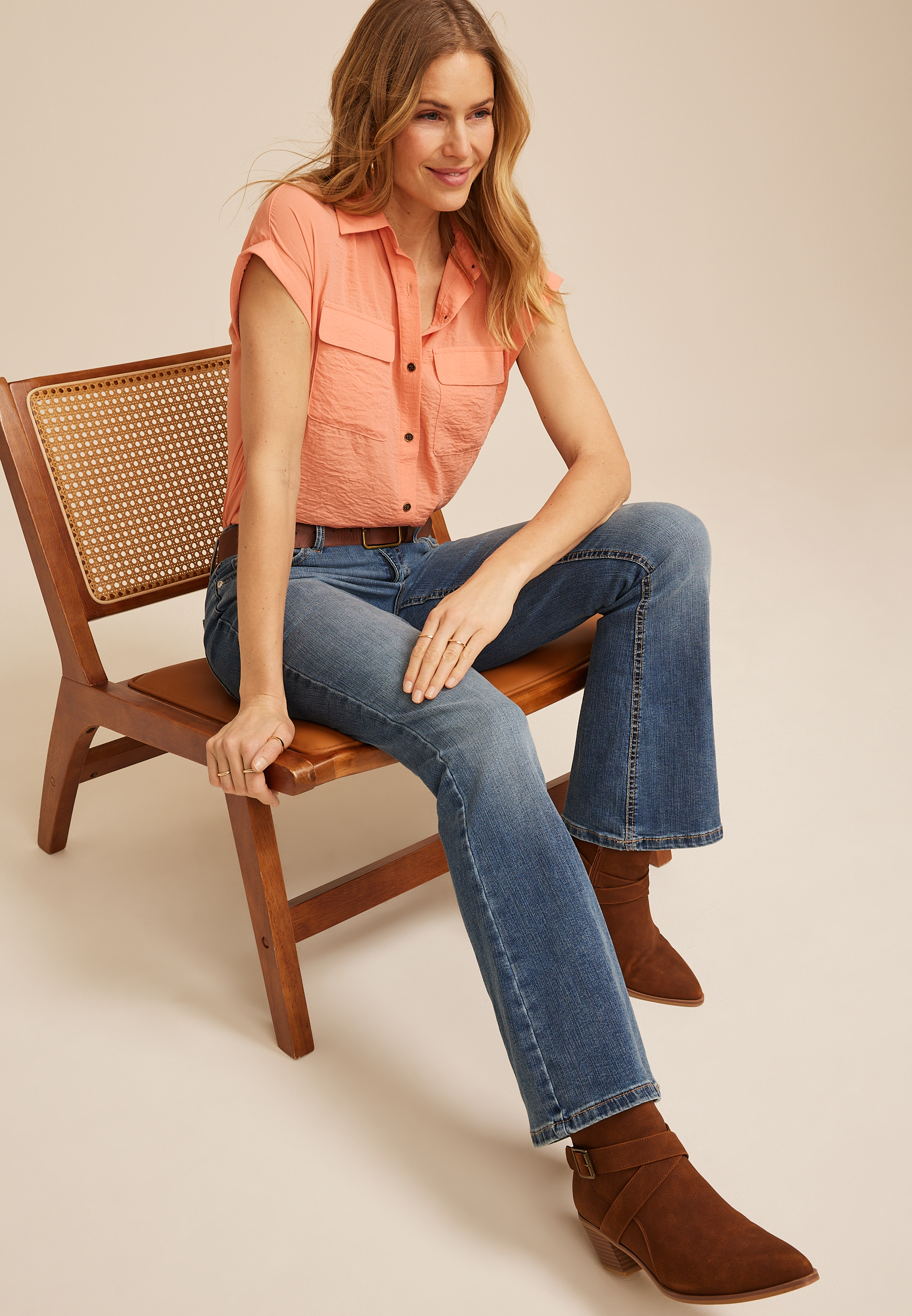 Utility Button Down Shirt - thumbnail 9