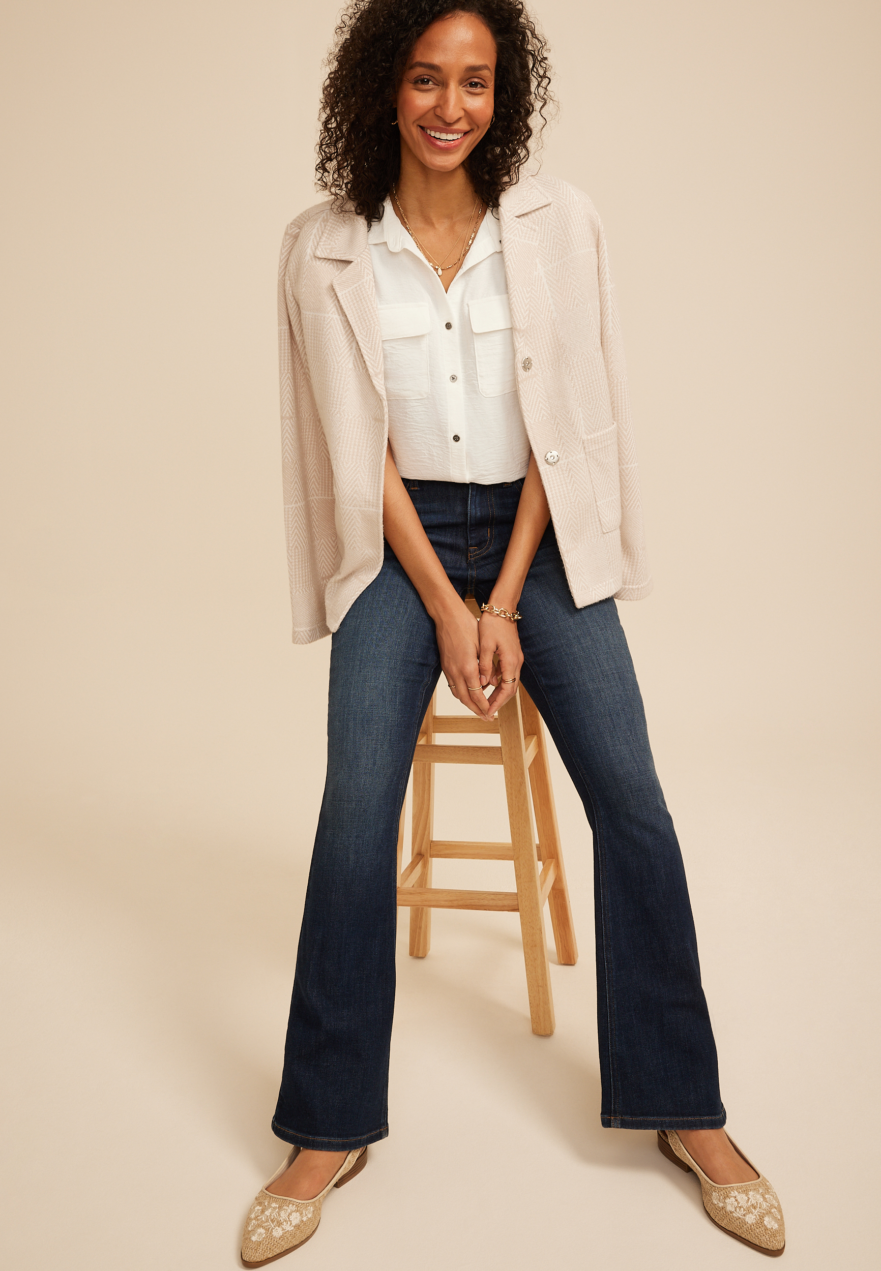 Utility Button Down Shirt, C9298, large