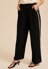 Whipstitch Palazzo High Rise Pant, C106, small