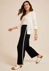 Whipstitch Palazzo High Rise Pant, C106, small