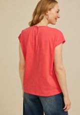 Eyelet Dolman Short Sleeve Top, C2011, small