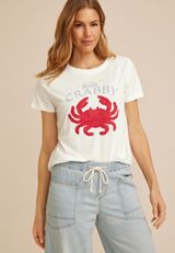 Feelin Crabby Classic Fit Graphic Tee, C4673, small