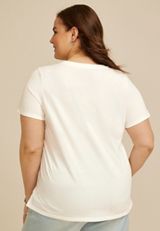 Plus Size Feelin Crabby Classic Fit Graphic Tee, SOFT WHITE, small