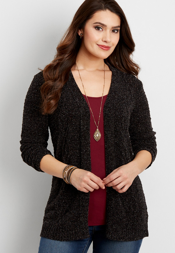chenille cardigan | maurices