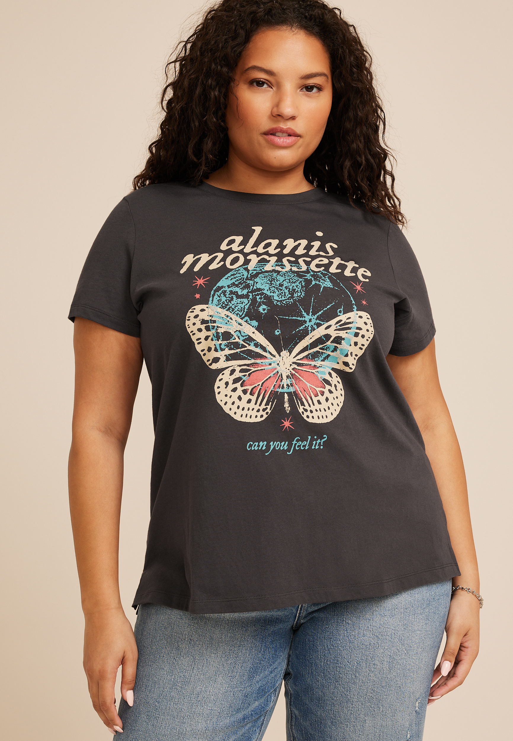 Plus Size Alanis Morissette Classic Fit Graphic Tee