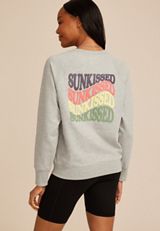Sunkissed Relaxed Fit Sweatshirt, C3348, small
