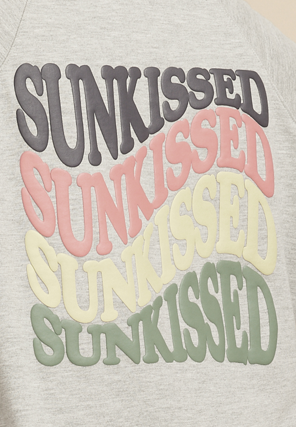 Plus Size Sunkissed Relaxed Fit Sweatshirt, C3348, large
