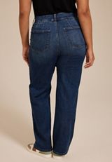 Plus Size m jeans by maurices&trade; Ultra High Rise Double Button Straight Jean, C258, small