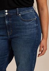 Plus Size m jeans by maurices&trade; Ultra High Rise Double Button Straight Jean, C258, small