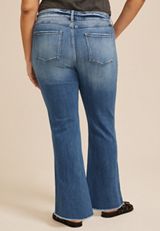 Plus Size KanCan&trade; Mid Rise Twisted Seam Bootcut Jean, C258, small