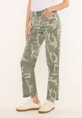 KanCan&trade; High Rise Camo Relaxed Straight Jean, C1829, small